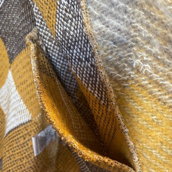 NWOT Soft Surroundings Fall Fling Sweater Jacket Size Petite Small Yellow Gray - Picture 4 of 7